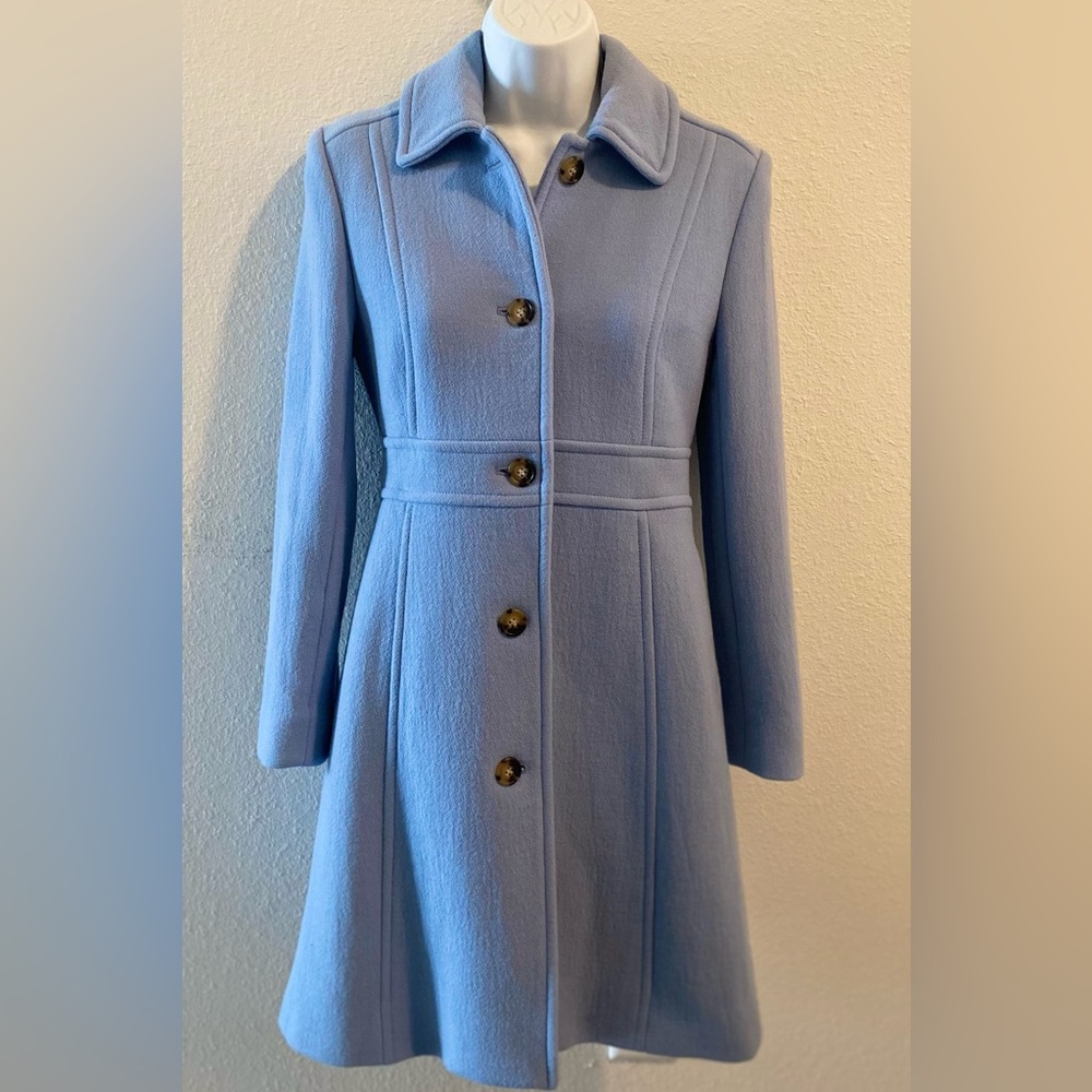 J.Crew Italian Double-Cloth Lady Day Wool Coat With Thinsulate